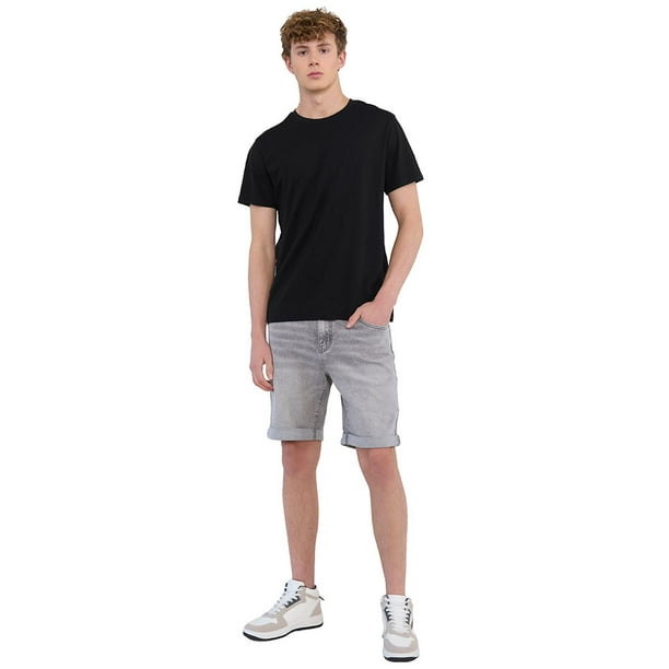 Short Hombre Gris Denim Corona