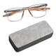 thumbnail image 5 of Gafas De Lectura Deportivas Gafas De Bloqueo De Luz Azul Para Mujeres Hombres Que Viajan Gris Naranja 200 °, 5 of 5
