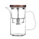 thumbnail image 4 of Tetera De Cristal De 550ml, Infusor De Té, Hervidor Resistente Al Calor Para Hoteles, Hogar, Oficina, Mango Transparente, 4 of 5