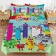 thumbnail image 1 of x5 Numberblocks Bed Duvet Cover Microfiber Bedding Sets 3D Printed Lightweight 3 Piece Comforter Sets, 1 Duvet Cover And 2 Pillow Shams for Kids Boys Girls 79"x90" jn5, 1 of 5