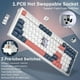 thumbnail image 2 of Teclado mecánico inalámbrico para juegos Redragon K723 Creamy, interruptores lineales prelubricados intercambiables, 2 of 3