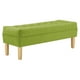 thumbnail image 2 of Banqueta Wood 2c Felpa 05 Pistacho, 2 of 4
