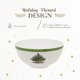 thumbnail image 3 of Cuencos Spode 15 cm Árbol de Navidad, juego de 4, 3 of 7