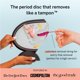 thumbnail image 2 of Disco Menstrual Pixie Cup Talla Pequeña, Capacidad de 3 Tampones, 2 of 9