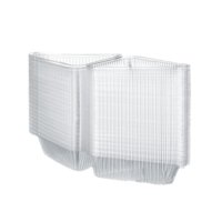 Magideal - Contenedores Para Rebanadas De Pastel Con Tapa, Recipiente Para Pasteles Con Tapa Con Bisagras Para Pastel, 100 Uds. 100 Piezas