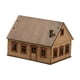 thumbnail image 3 of 1/72 Kits De Construcción De Modelos De Casas Escena De Arquitectura Para Dise?o De Micro Paisaje Estilo C, 3 of 5