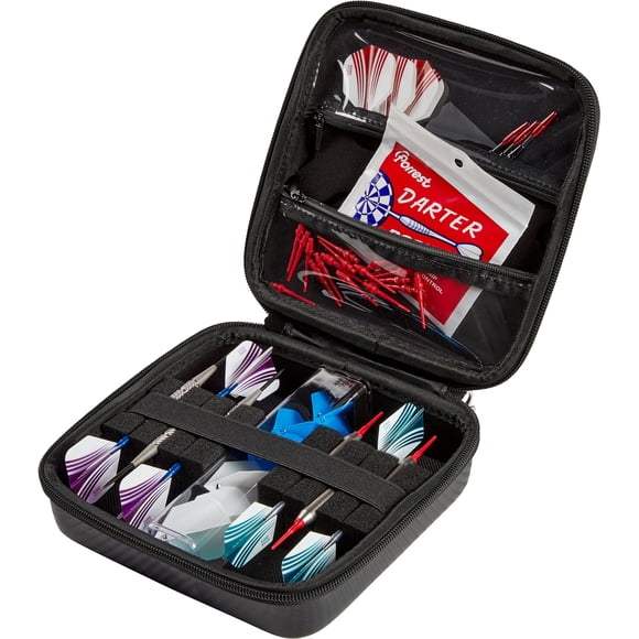 Funda para dardos Casemaster Ventura Plus con capacidad para 6 unidades, acero, punta blanda