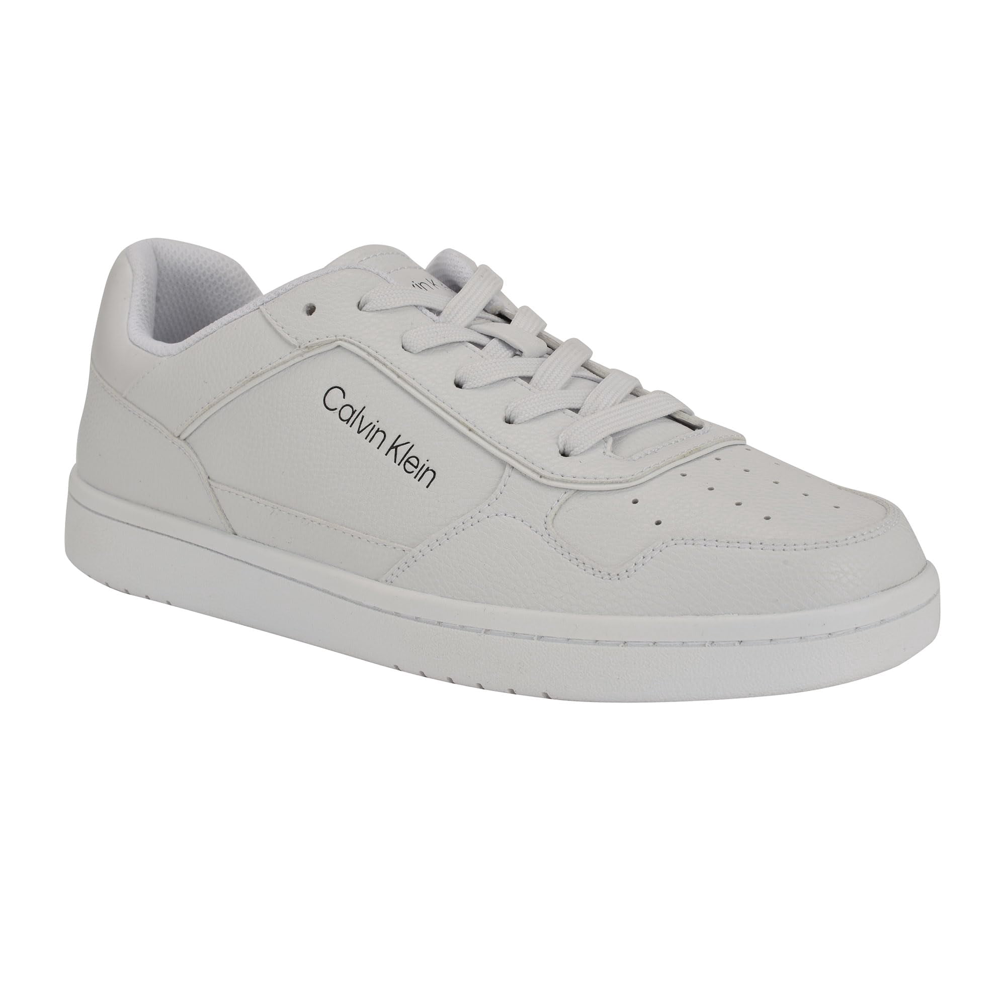 Zapatillas Landy Para Hombre Calvin Klein Blancas De Cuero Sintético Talla 9.5