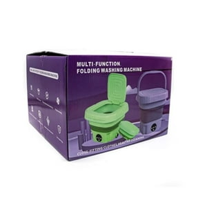 Click Ventas - Mini Lavadora Portátil Plegable 2En1 Centrifugado