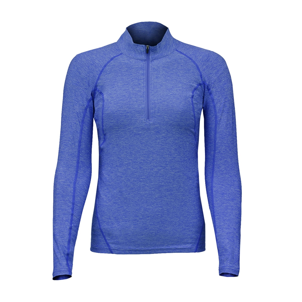 Andesland - Polera Dry Fit Con Cierre Manga Larga Mujer