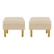 thumbnail image 1 of Set Pouf Sky 1c Felpa 01 Beige, 1 of 4
