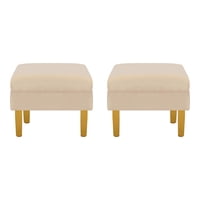 Bodevir - Set Pouf Sky 1C Felpa 01 Beige