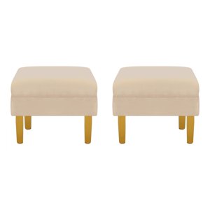 Bodevir - Set Pouf Sky 1C Felpa 01 Beige