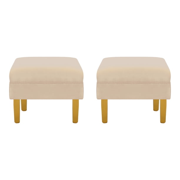 Set Pouf Sky 1c Felpa 01 Beige