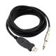 thumbnail image 5 of Cable De Audio Para Guitarra, Interfaz USB De 10 Pies Macho A Conector Mono Macho De 1/4 Pulgada Y 6,35 Mm, 5 of 5