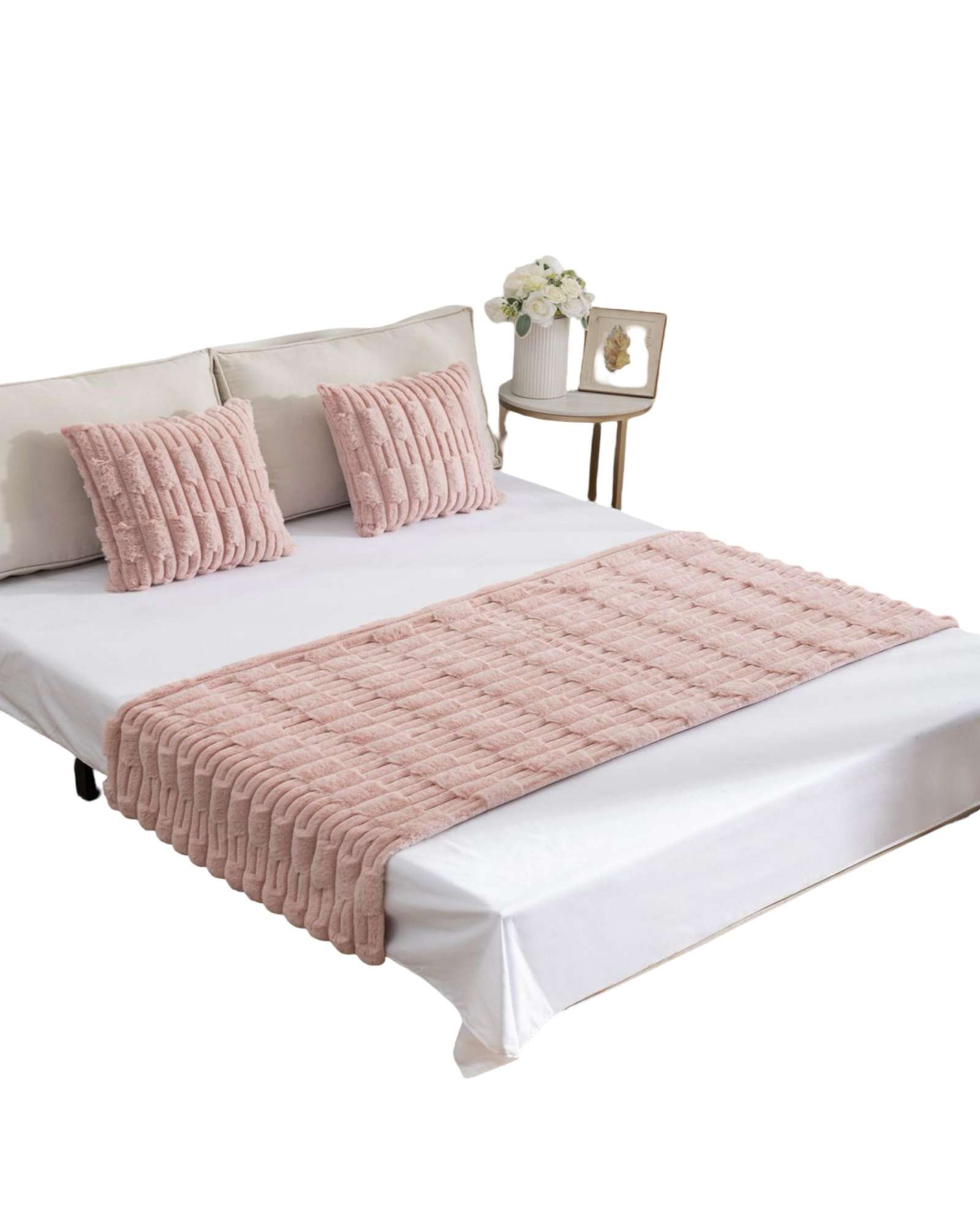 Imac Hogar - Piecera Sin Fundas Diseño Bambu Rosa