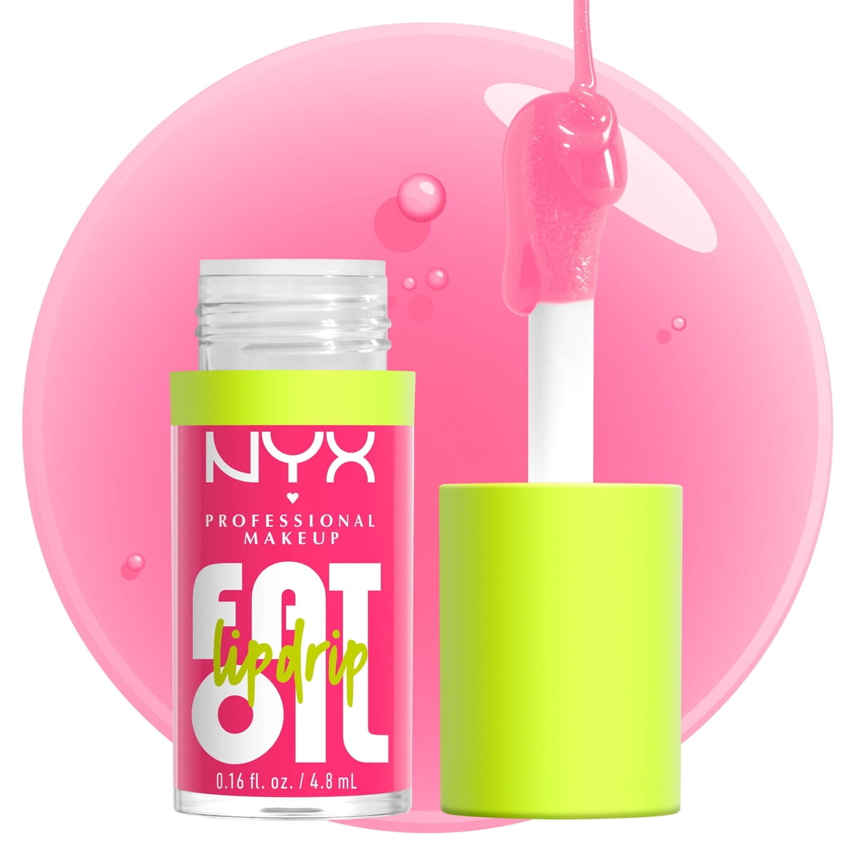 Nyx Professional Makeup - Brillo Labial Nyx Fat Oil Lip Drip Hidratante Rosa 4.8ml
