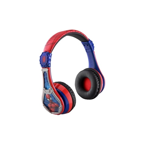 Auriculares Ekids Spiderman Inalámbricos Bluetooth Con Micrófono Para Niños