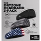 thumbnail image 3 of Cinta para la cabeza Tough Headwear pack de 3 - negro, rosa y gris, 3 of 6