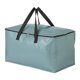 thumbnail image 1 of REGALWOVEN Bolsa Multipropósito Impermeable y Resistente de PP para Almacenamiento con Cierre de Cremallera para Organizar Edredones Azul Ceniza 27.2x14.2x13.8 pulgadas, 1 of 5