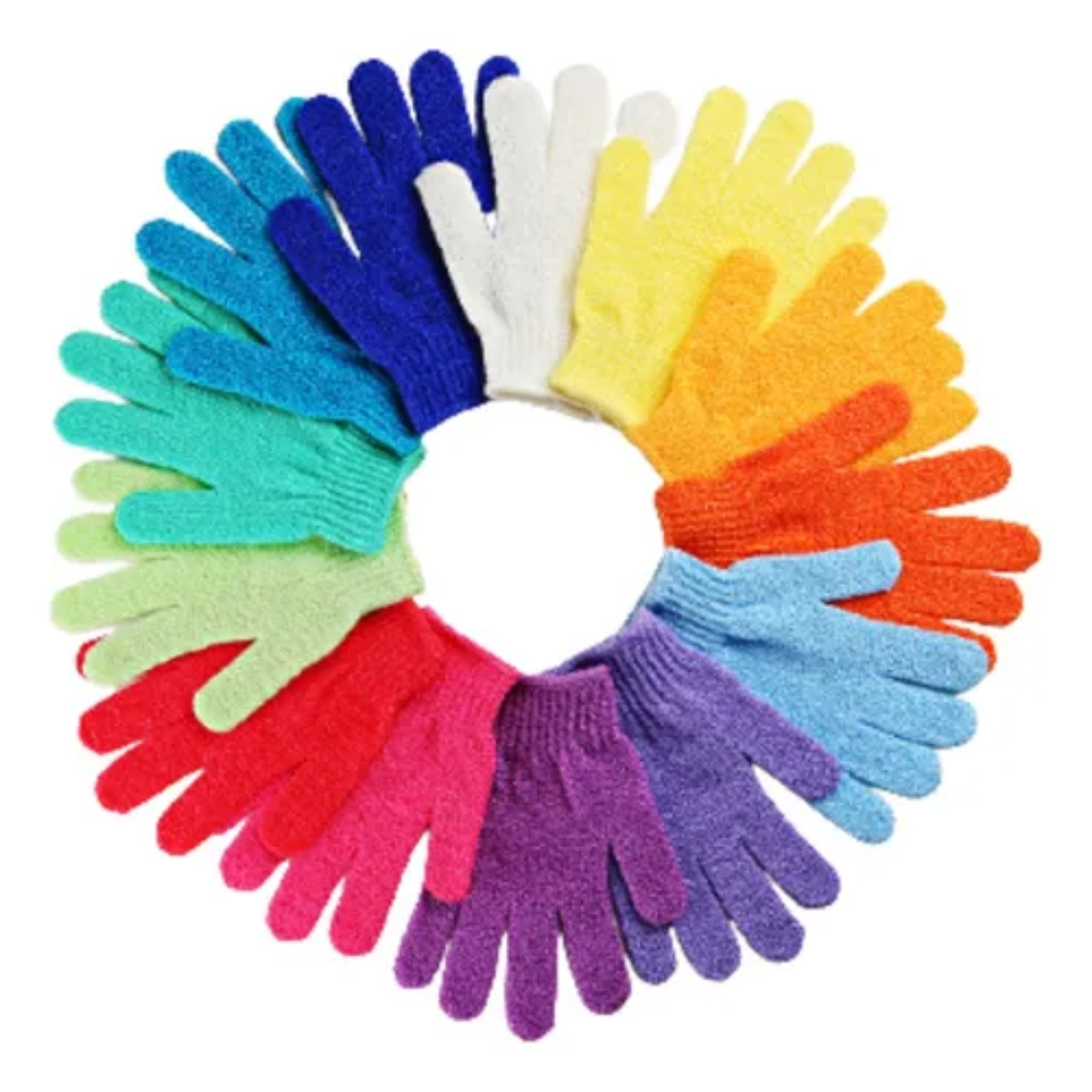 Genérico - Pack 2 Guantes Exfoliantes Corporal Facial Masajeador