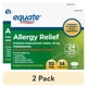 thumbnail image 1 of Equate Cetirizina 10 mg 24 h Alivio Alergia 2 Pack 14 Tabletas, 1 of 3