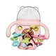 thumbnail image 1 of Lindo Juguete Para La Dentición En Forma De Botella, Juguete Sonajero Para Niñas Y Niños De 3 A 6 Meses, Bebés Rosa 14,8x14,5 Cm, 1 of 5