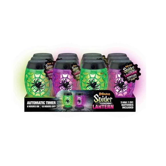 Farol de Halloween Magic Seasons 768165, 1,5 V, paquete de 12