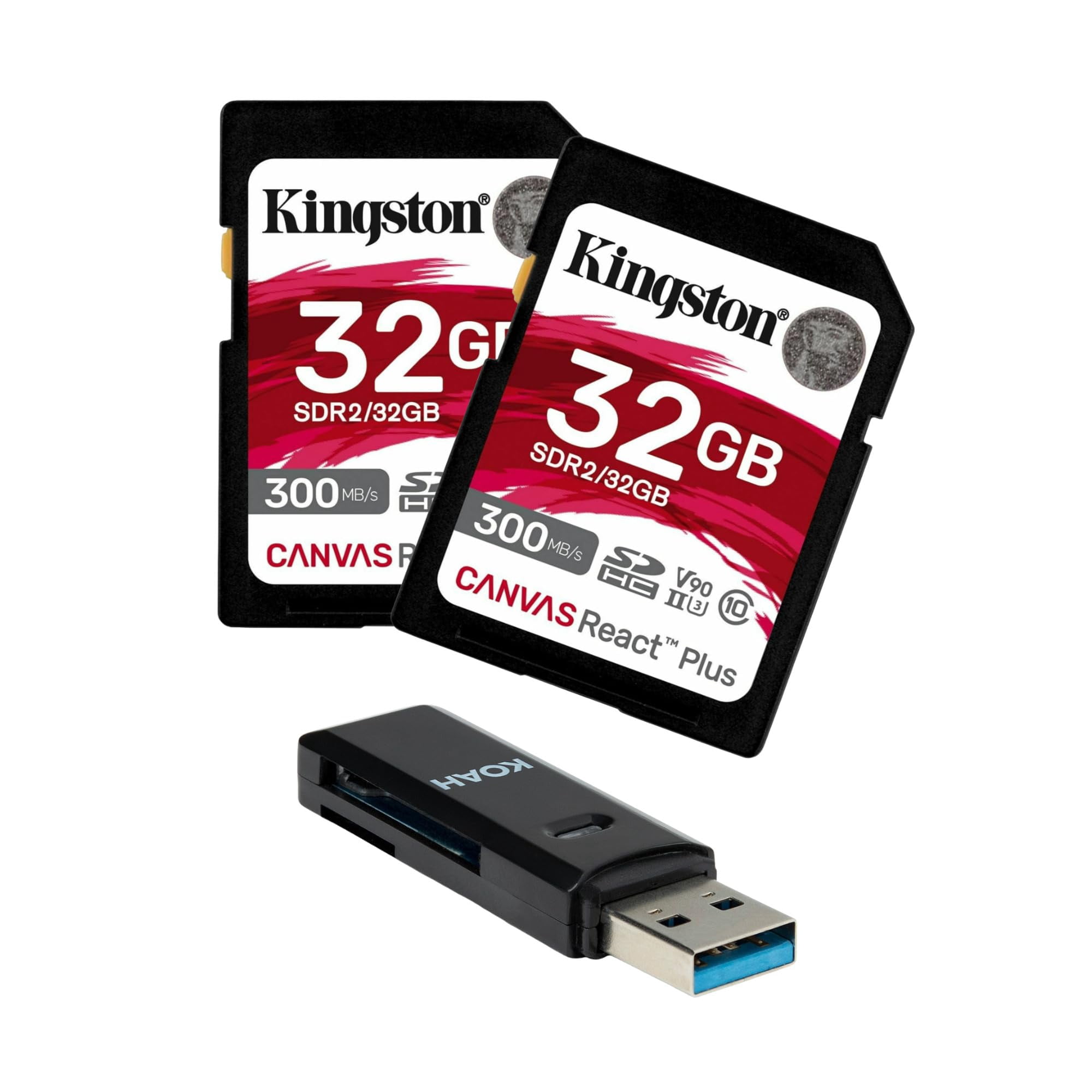 Tarjeta De Memoria Sd Kingston Canvas React Plus 32 Gb V90 U3