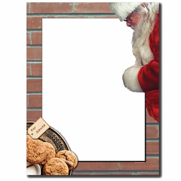 Papel de Impresora The Image Shop 8.5x11 pulg 25 uds Papá Noel