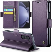 Caseme Tipo Cartera Samsung Galaxy Z Fold 6 5G Con Cierre Magnético, Rfid, Tarjetero, Soporte, Carga Inalámbrica
