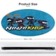 thumbnail image 2 of Niños Ninja Alfombra Redonda de Felpa Coral, Antideslizante, No Desprende Pelusas, Lavable y Duradera para Salón, Dormitorio y Habitación de Niños 60cm, 2 of 6