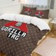 thumbnail image 1 of Brown Gorilla Tag Comforter Set Soft 3 Pcs Twin Bedding Sets Thicken for All Season, 1 of 5