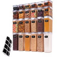 Wakshome - Juego Recipientes Herméticos Set 24 Piezas Contenedores Organizadores