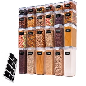 Wakshome - Juego Recipientes Herméticos Set 24 Piezas Contenedores Organizadores