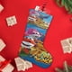 thumbnail image 4 of Super Wings Tema: Calcetines de Navidad, fino lino blanco para colgar en escaleras y chimenea, decoración navideña para el hogar, regalo de Navidad. 45cm × 32cm, 4 of 5