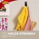thumbnail image 3 of Wall Hooks Command, tamaño grande, negro mate, doble, 2 ganchos, 4 libras, 3 of 9