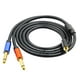 thumbnail image 5 of Adaptador De Cable De Audio De 6 35 A 3 5 De 100 Cm Cable Dual Accesorios Cable De Audio De Extensión Estéreo Cable De Cable De 1 4 A, 5 of 5