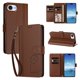thumbnail image 2 of Funda Cartera Trébol para iPhone 17e/iPhone 16e con Ranuras Tarjetas y Carga Inalámbrica Marrón, 2 of 6