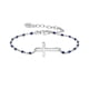 thumbnail image 1 of Brazalete cruz religiosa de plata de ley, 1 of 2