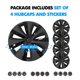 thumbnail image 3 of Tapacubos PM Auto para Tesla Y 2020‑2025, 19 pulgadas, negro gris, 3 of 6