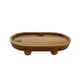 thumbnail image 3 of Pequeño soporte de Pedestal de madera elevador de madera para soporte de exhibición, bandeja decorativa multifuncional para decoración de mesa de baño Ovalado 118x198x43cm, 3 of 5