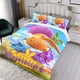 thumbnail image 3 of Conejos Soleados Conjunto de sábanas temático, trío de piezas, cómodo y amigable con la piel, diseño único, regalo de decoración para el hogar para familiares, amigos y fans,135cm *200cm, 3 of 6