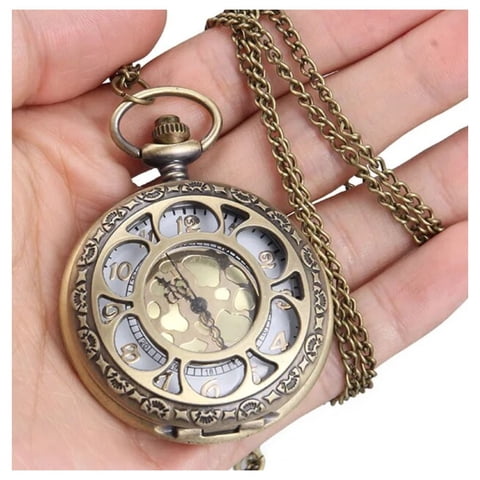 Genérico - Reloj De Bolsillo Midwest Mz68 Leontina Quarz