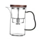 thumbnail image 2 of Tetera De Cristal De 550ml, Infusor De Té, Hervidor Resistente Al Calor Para Hoteles, Hogar, Oficina, Mango Negro, 2 of 5