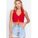 thumbnail image 1 of Blusa de Punto con Cuello Halter Fruncido, Talla M, 1 of 5