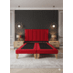 thumbnail image 3 of Cama King Lineal Rojo Felpa, 3 of 3