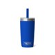 thumbnail image 1 of Vaso YETI Rambler Jr. 300 ml con tapa de pajita de silicona, color azul, 1 of 8
