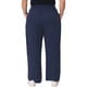 thumbnail image 3 of Pantalones Palazzo de Talla Grande para Mujer de Agnes Orinda, Cintura Alta Elástica, Pierna Ancha con Bolsillo 1X Azul Marino, 3 of 6