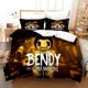 thumbnail image 1 of BENDY Bedding Set Single Twin Full Queen King Size Kawaii BatlM Bed Set Aldult Kid Bedroom Duvetcover Sets Bed Sheets, 1 of 5